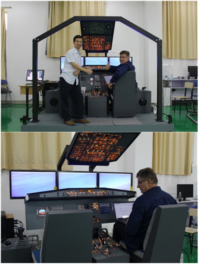 【航院新闻】suncitygroup太阳新城实验室引进空客A320模拟机