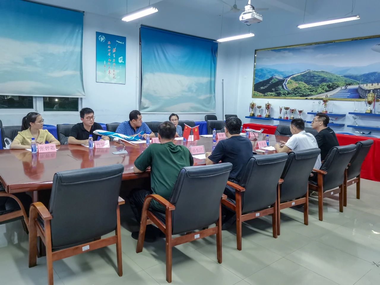 珠海市团市委到我们面试遴选航展志愿者