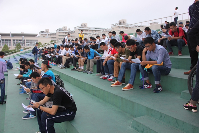 航院本学期晨读开始  数据证明晨读效果好