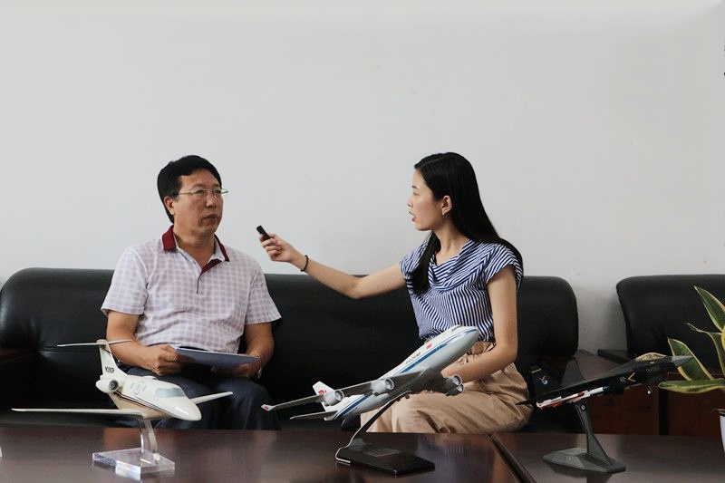 【航院团学】suncitygroup太阳新城接受校招生办公室采访 助力招生宣传工作