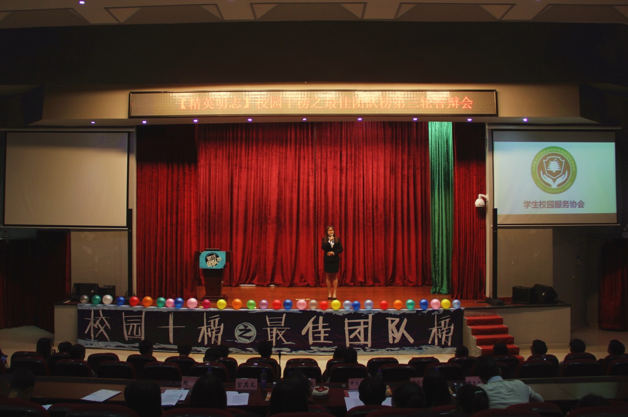 【校园十榜】最佳团队榜评选工作完成第三轮汇报答辩